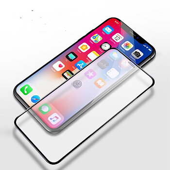 iPhone 11 / XR - Härdat glas / heltäckande skärmskydd / skyddsglas 