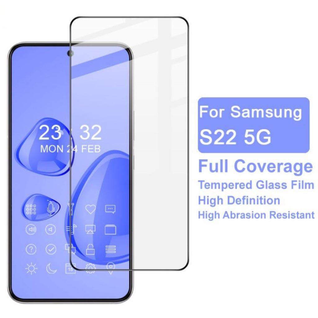 Samsung Galaxy S22 - Full Coverage Tempered Protective Glass - 5