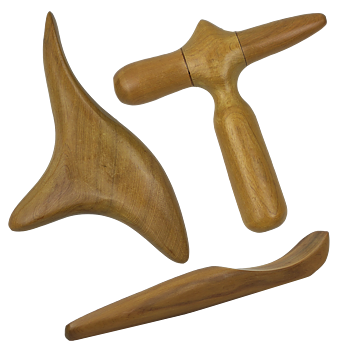 Wooden Massage Tool - Deep Relaxation Set in Various Shapes