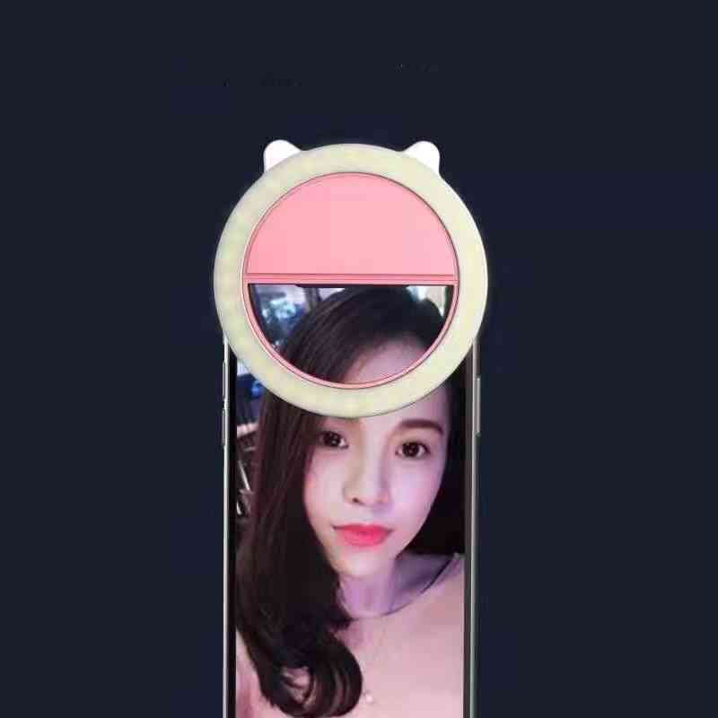 Selfie Ring Light - Cute Cat Ears - 4
