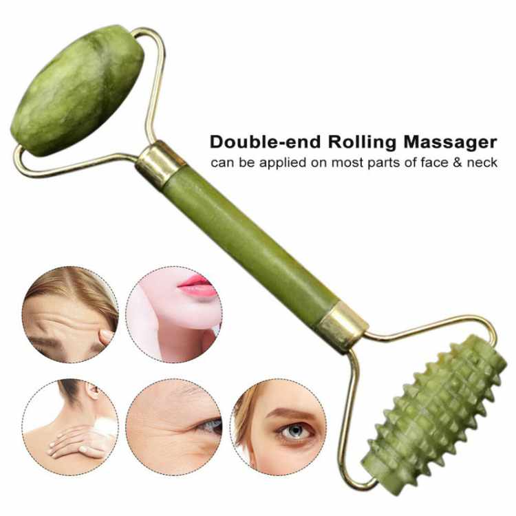 Jade Roller Stor Taggig - Grön - 7