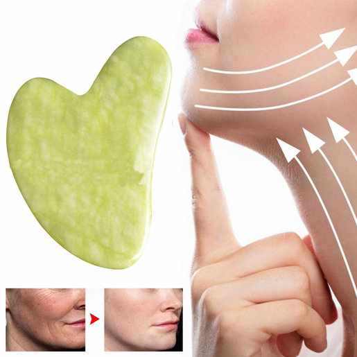 Gua Sha Skrapa - Grön Stor Taggar - 3