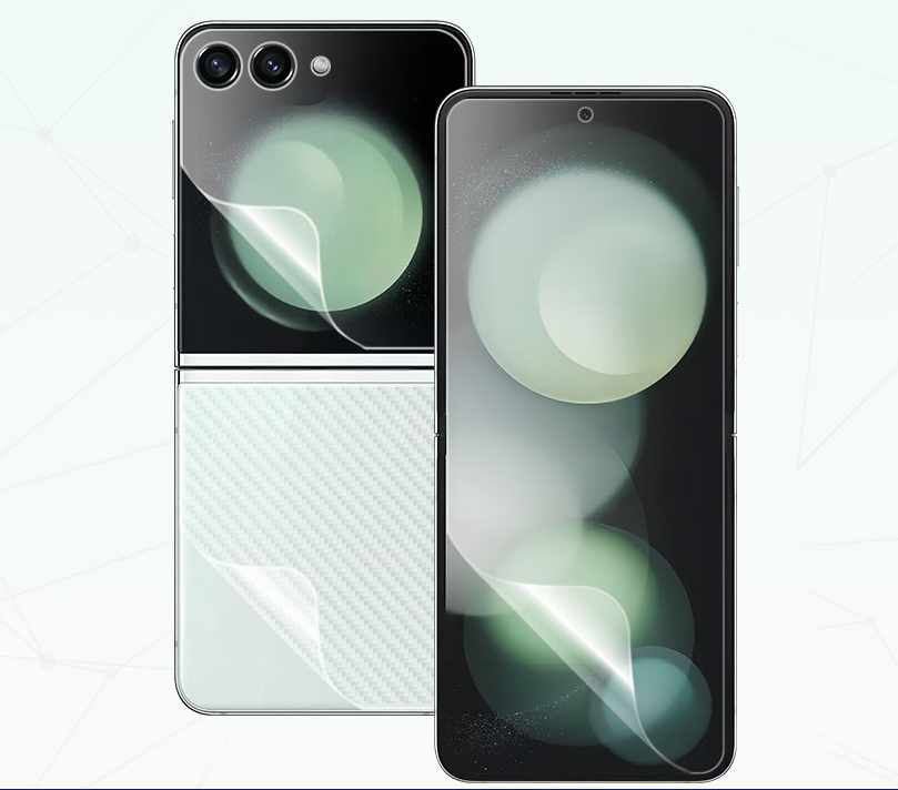 Samsung Galaxy Z Flip 3 - Mjuk Skyddsfilm Fyra Delar