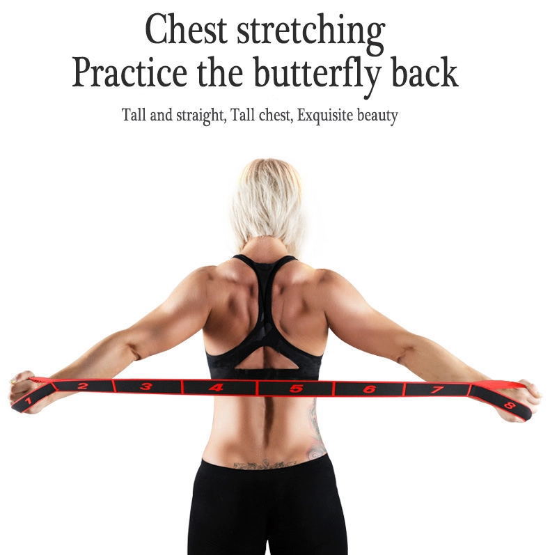 Yoga Pull Loop Strap - Stretching / Exercise Legs 8/10/12 pcs loops - 3
