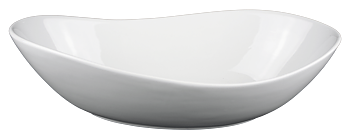 Large Porcelain Bowl - Oval - 3 Pack