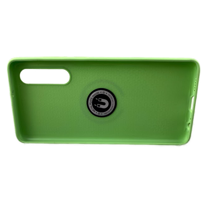 Huawei P30 silikon mikrofiber skal - Ringhållare - 2