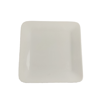Square Porcelain Plate - 12 pack
