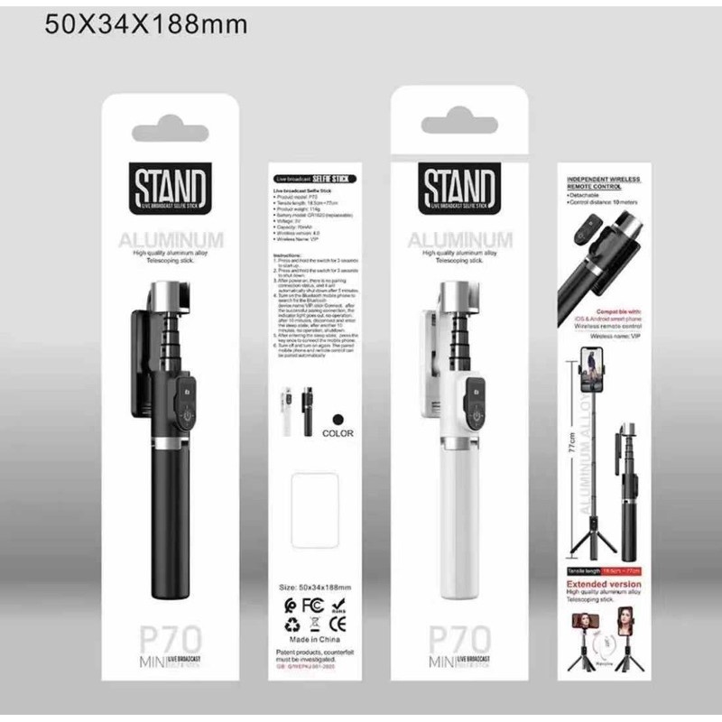 Selfiestick with Wireless Camera function - STAND P70 - 6