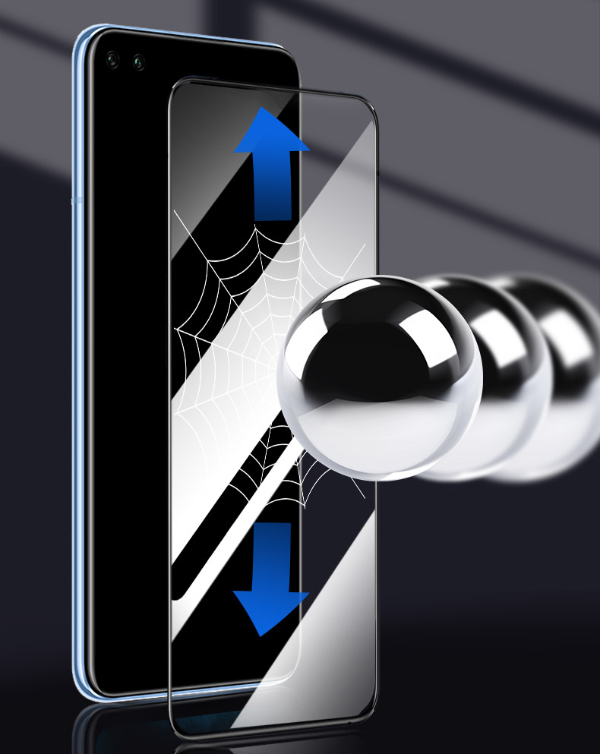 Realme X50 - Full Coverage Tempered Protective glass - 2