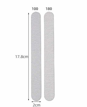 Dubbelsidig nagelfil 100/180