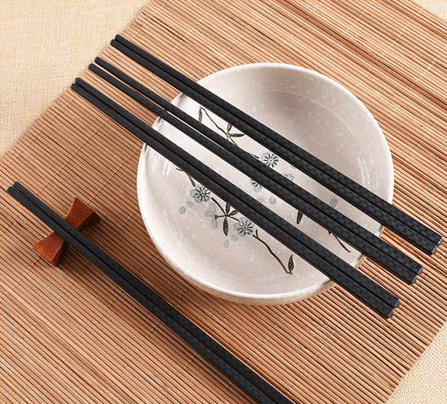 Chopsticks - Three Striped Pattern 10-pack - 4