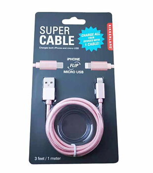 USB Kabel - Superladdare Apple/Android