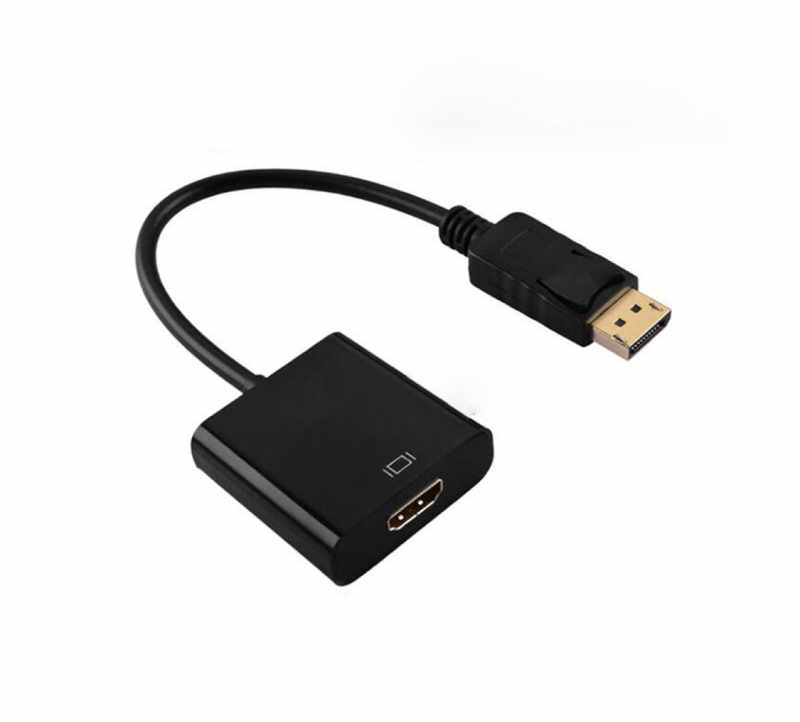 Displayport (male) to HDMI (female) Black Adapter