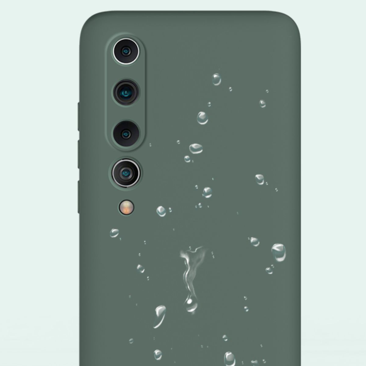Xiaomi Mi 10 - Silikon Skal Mikrofiber - 4