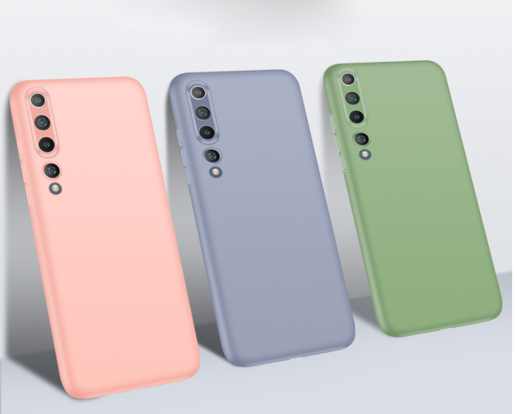 Xiaomi Mi 10 - Silikon Skal Mikrofiber