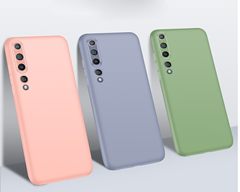 Xiaomi Mi 10 - Silikon Skal Mikrofiber