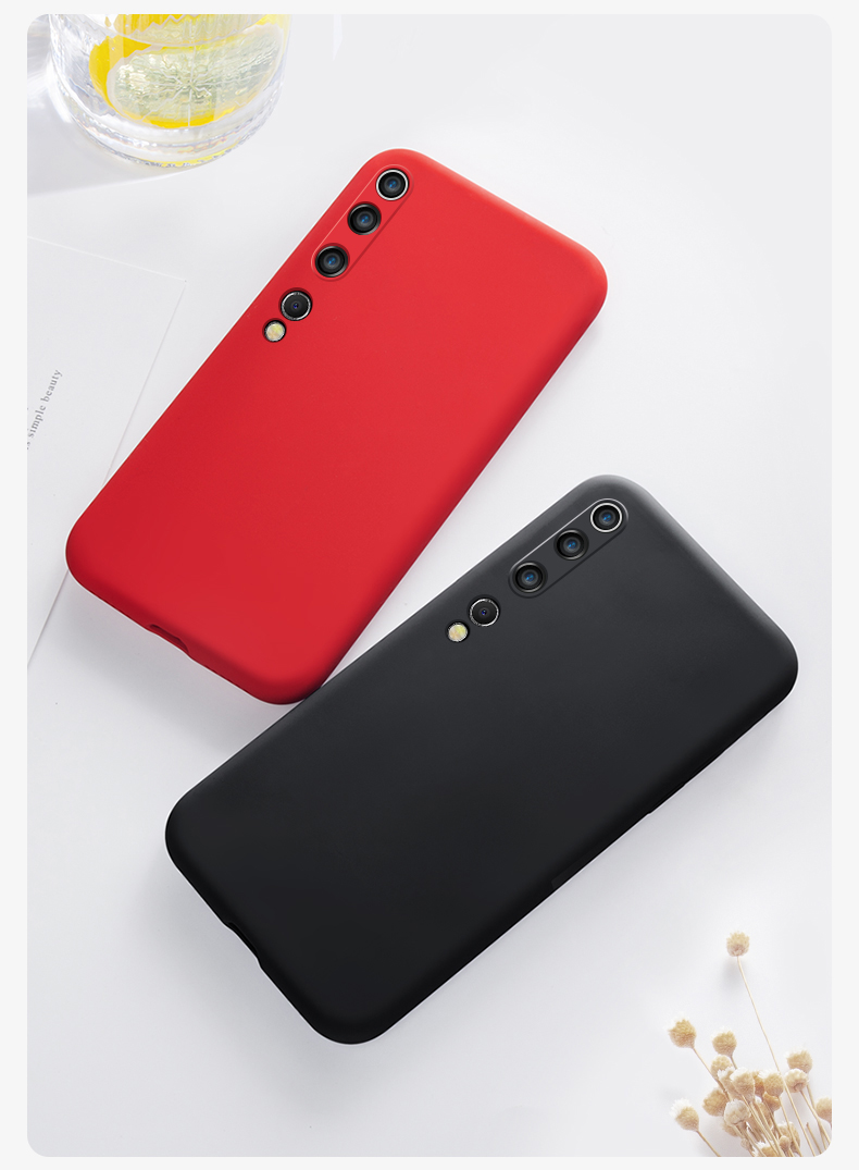 Xiaomi Mi 10 - Silikon Skal Mikrofiber - 6