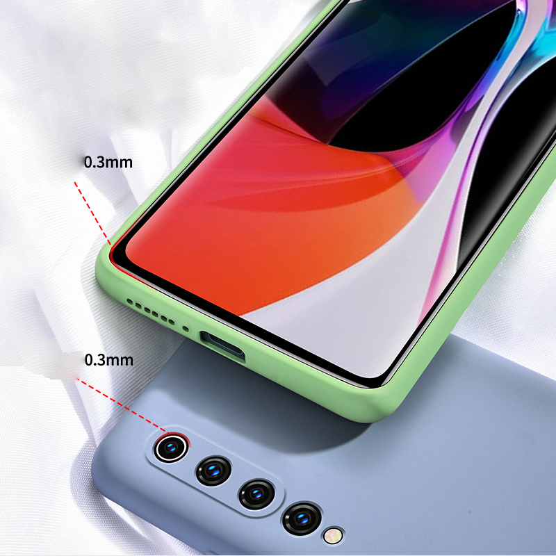 Xiaomi Mi 10 - Silikon Skal Mikrofiber - 2