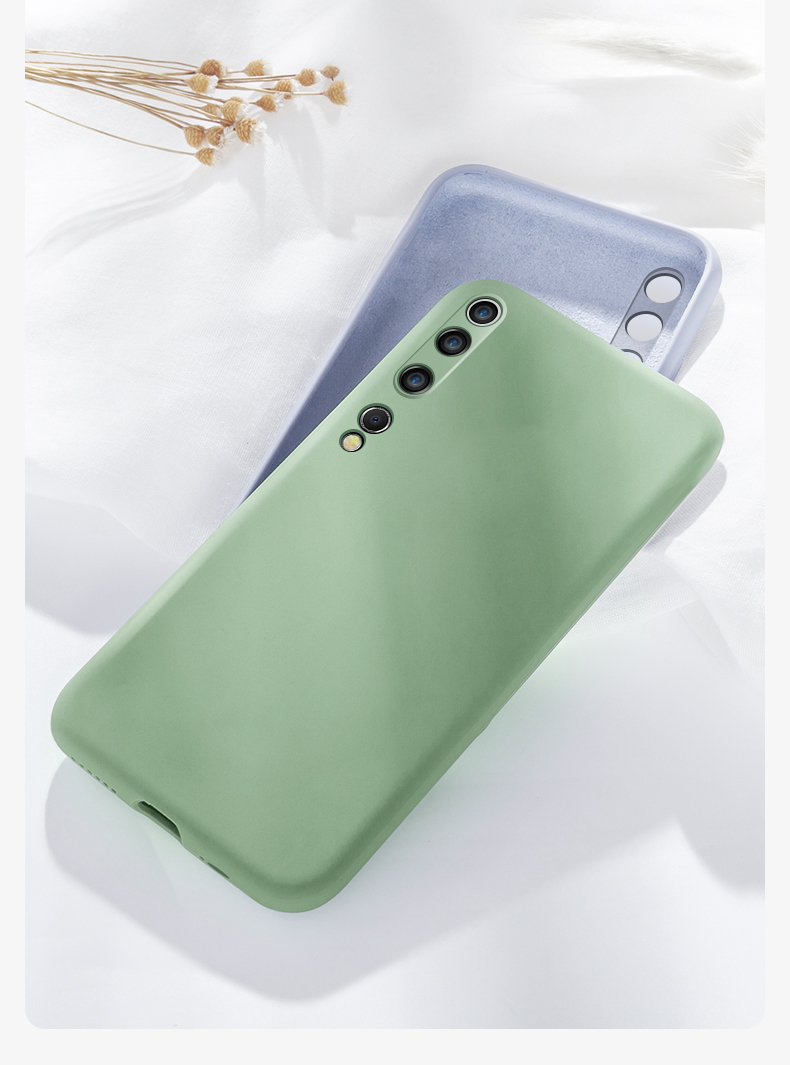 Xiaomi Mi 10 - Silikon Skal Mikrofiber - 3