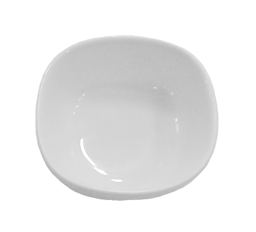 Small Porcelain Bowl - Rounded Edges - 16 pack - 2