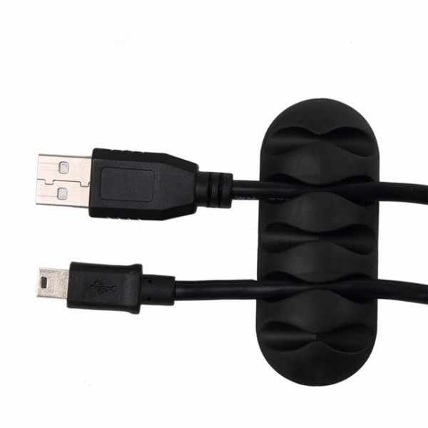 2-Pack - Cable Holder Adhesive - Five cables - 2