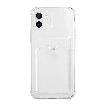 iPhone 11 Skal - Transparent Korthållare&nbsp;