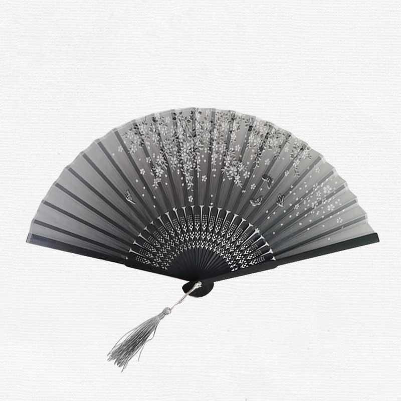 Fan Silk with Tassel - Various Colors - 5