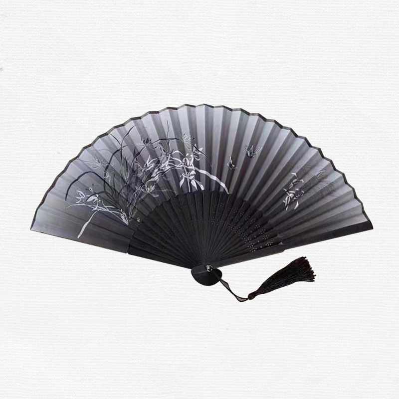 Fan Silk with Tassel - Various Colors - 7