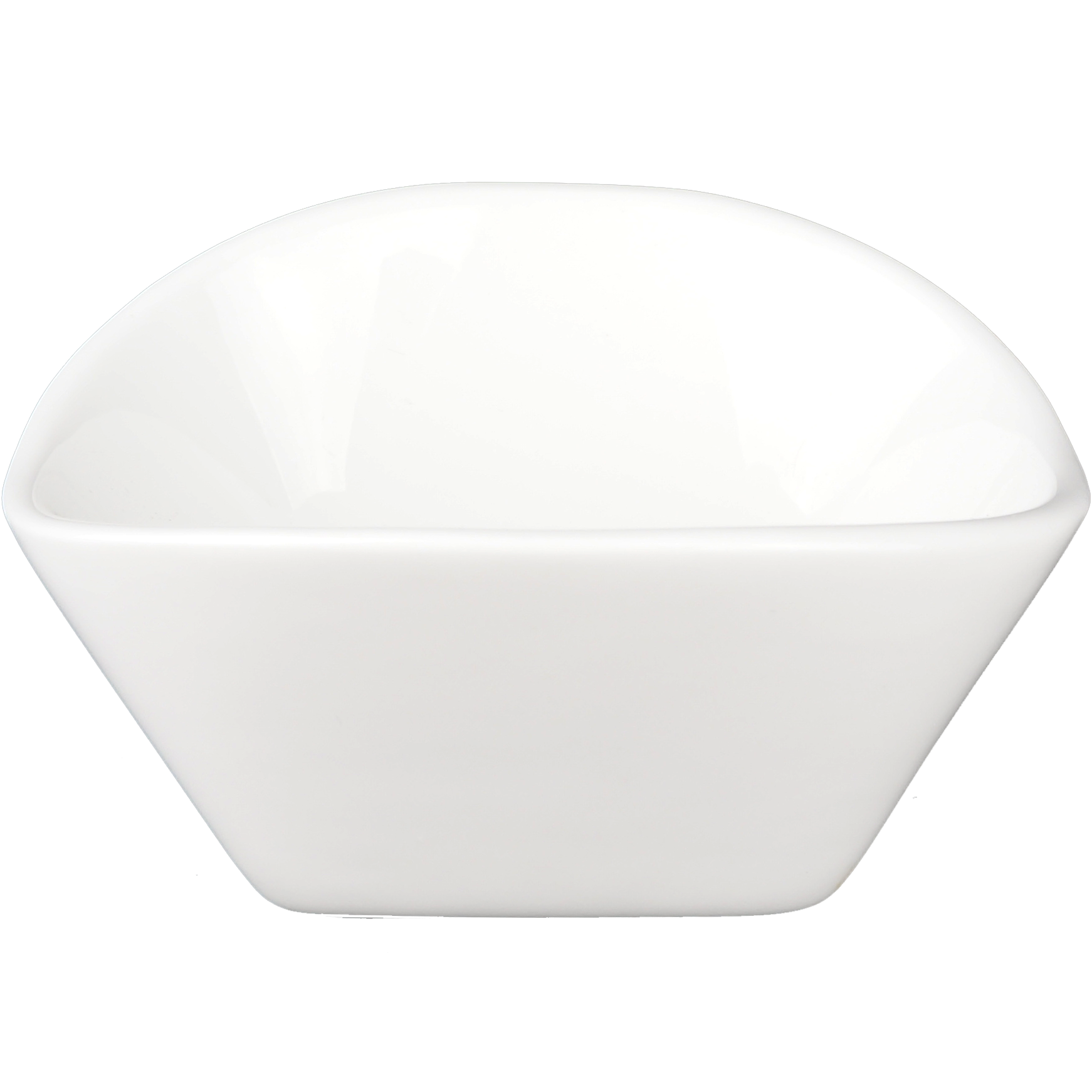 Mini Porcelain Bowl Rectangular Rounded Edges - 20 pack