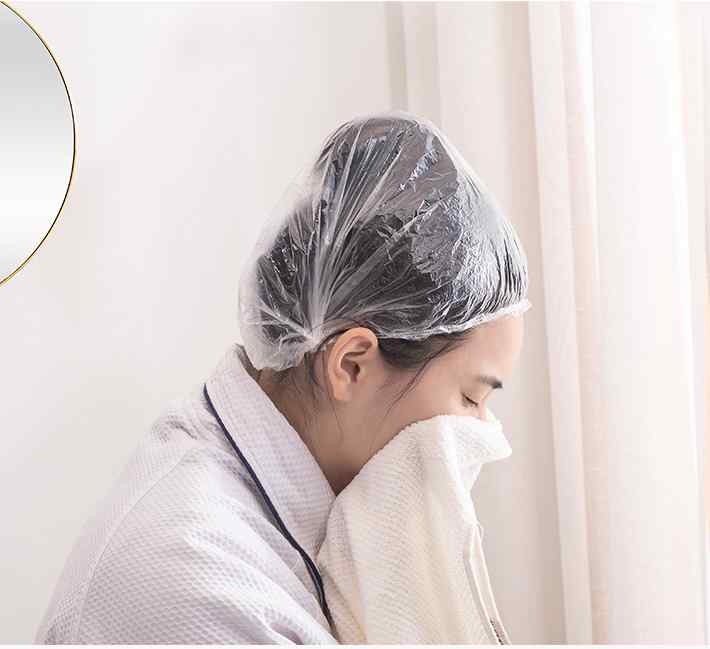 Disposable shower cap - Transparent 30-pack x 2 - 4