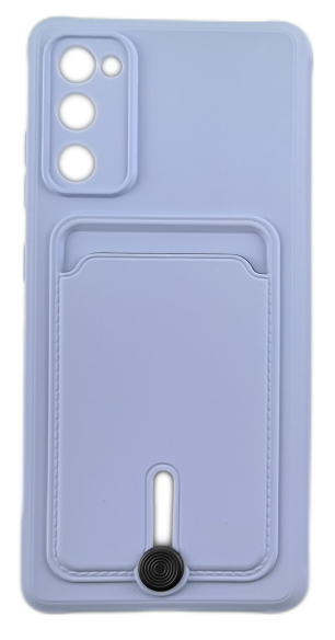 Samsung Galaxy S20 FE Case - Microfiber Silicone with Card Holder - 2