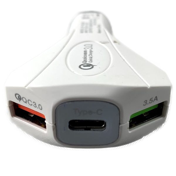 USB Charger - Car 3 Outlets