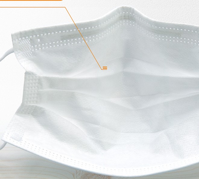 MUNSKYDD  SKYDDSKLASS II 3 LAGS 50-pack Vit - 2