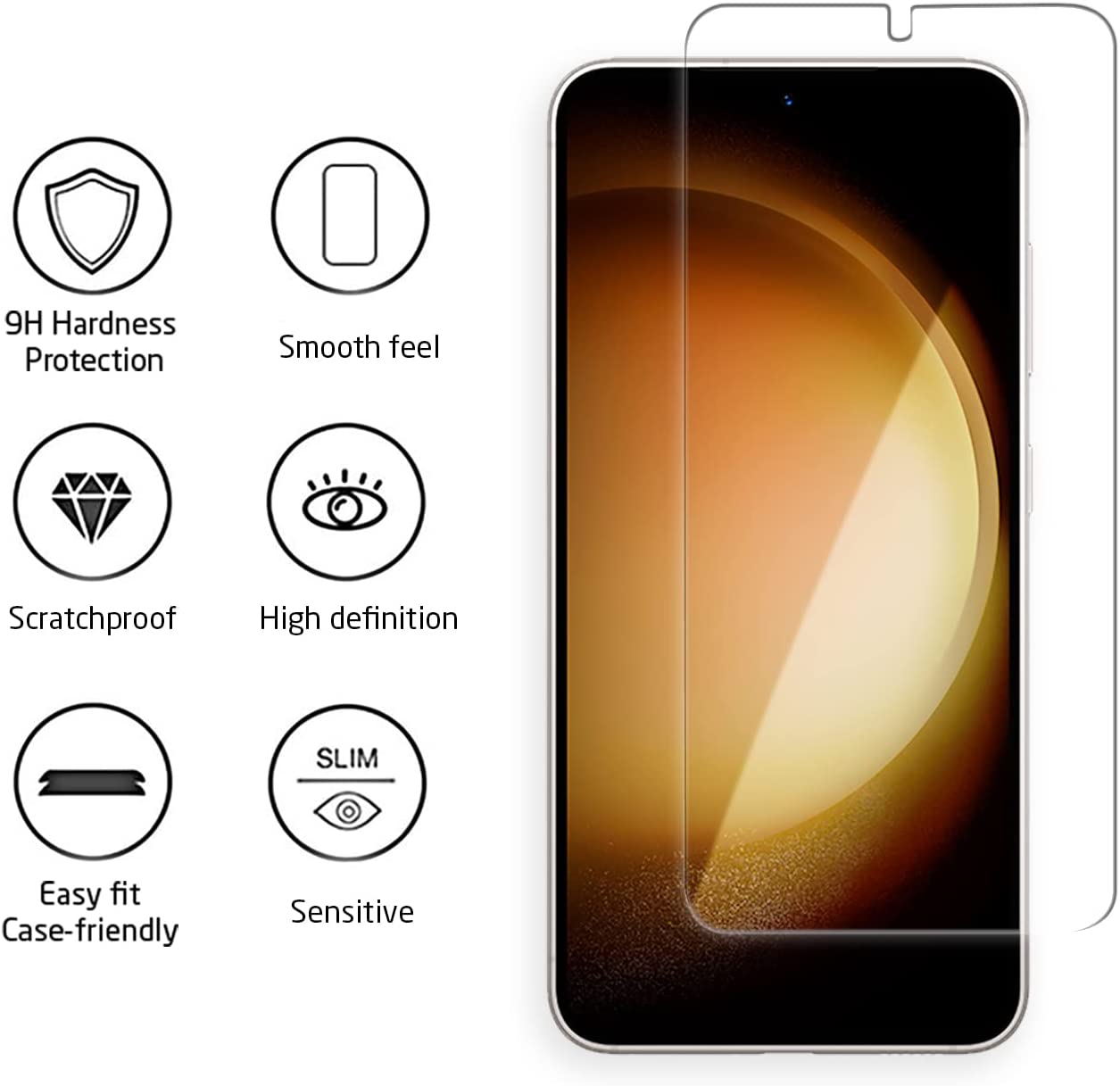 Samsung Galaxy S25 Edge - Härdat Skyddsglas  - 4