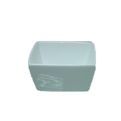 Porslins Skål Kvadrat  Dip - Skarp Kant - 16 pack - 2