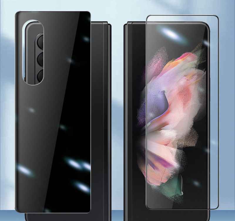Samsung Galaxy Z Fold 3 Härdat Skyddsglas - Fram / Bak