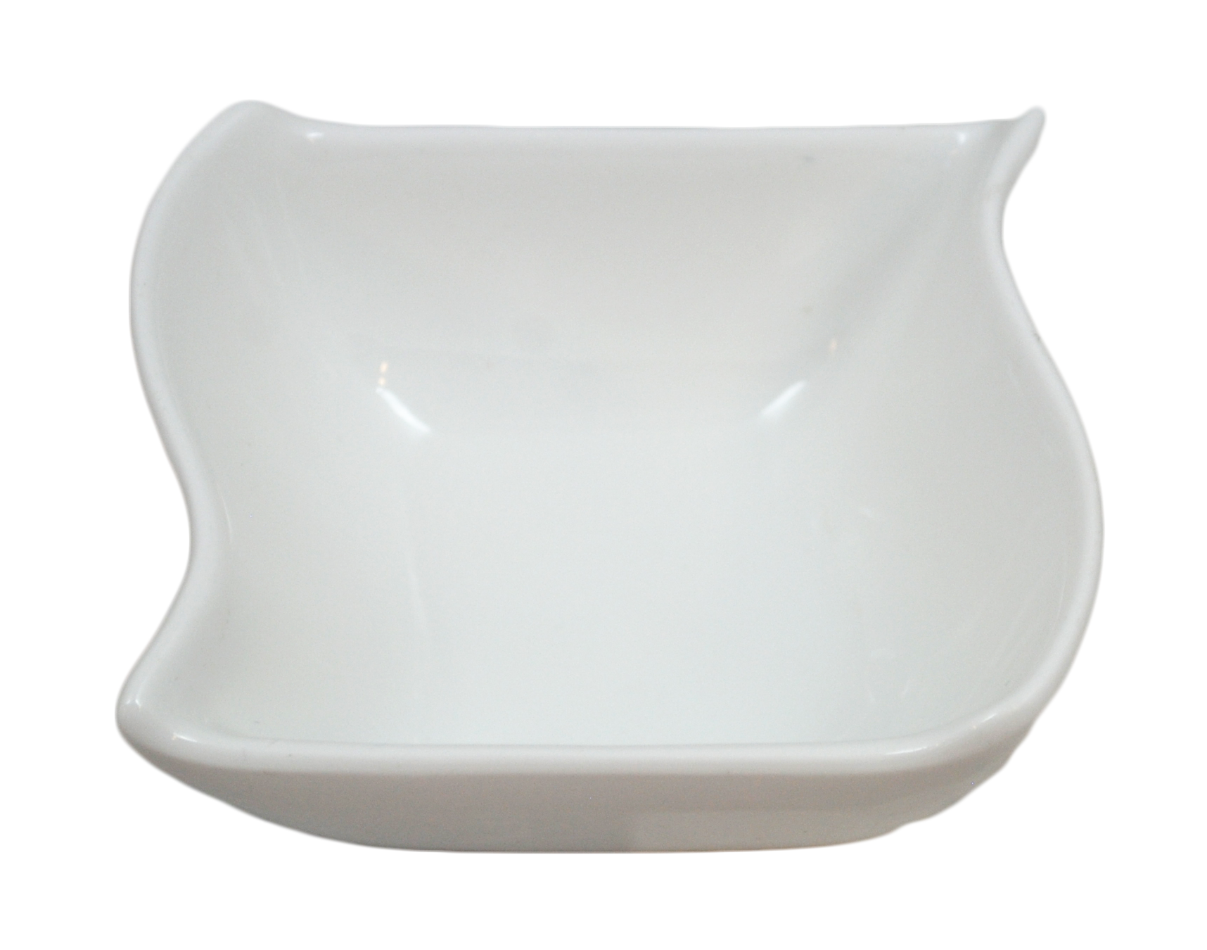 Mini Porcelain Bowl - Wavy Edge - 12 pack - 4