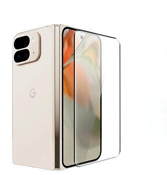 Google Pixel 9 Pro Fold - Front Full Cover Tempered Protective Glass / Screen Protector