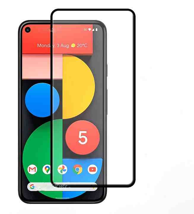 Google Pixel 5 - Full Coverage Tempered Protective glass - 2