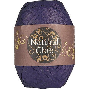 Raffia - Natural Club Purpel 96
