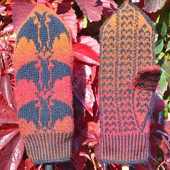 Fia Fladdermus Vante / Born to Knit
