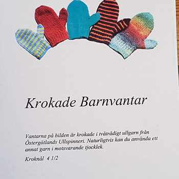 Krokaded Barnvantar