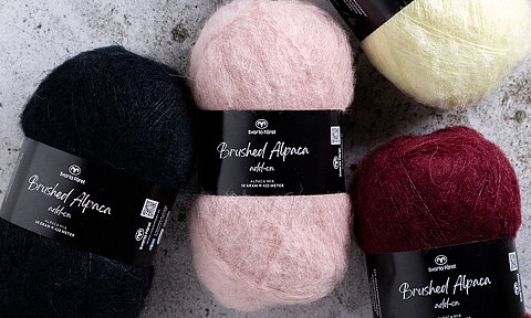 Brushed Alpaca Add-On - Svarta Fåret