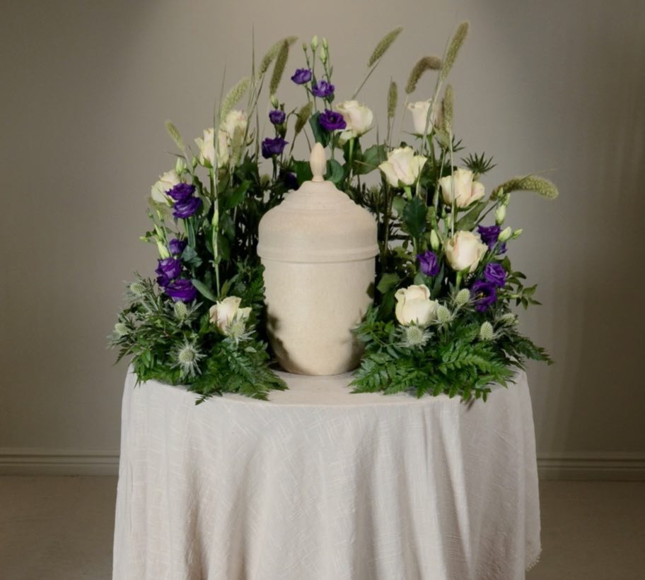 Urn båge "lila äng" nr 7108