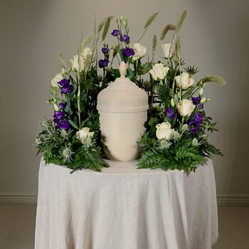 Urn båge "lila äng" nr 7108