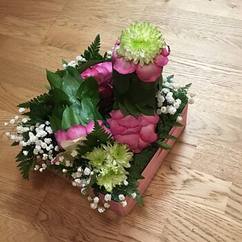 Blomsterdekoration stövlar - Alice i underlandet - nr 716