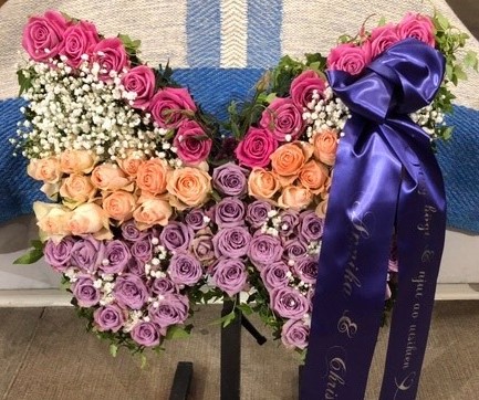 Begravningsblomma dekoration stor fjäril - nr 728 - 2