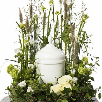 Urn dekoration natur 71200