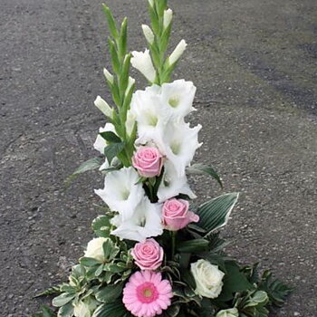 Begravningsblomma hög stående dekoration - nr 419