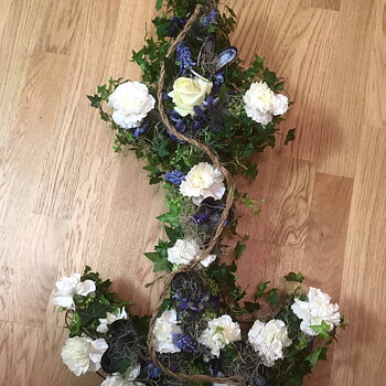 Begravningsblomma - Personligt ankare kust - nr 726